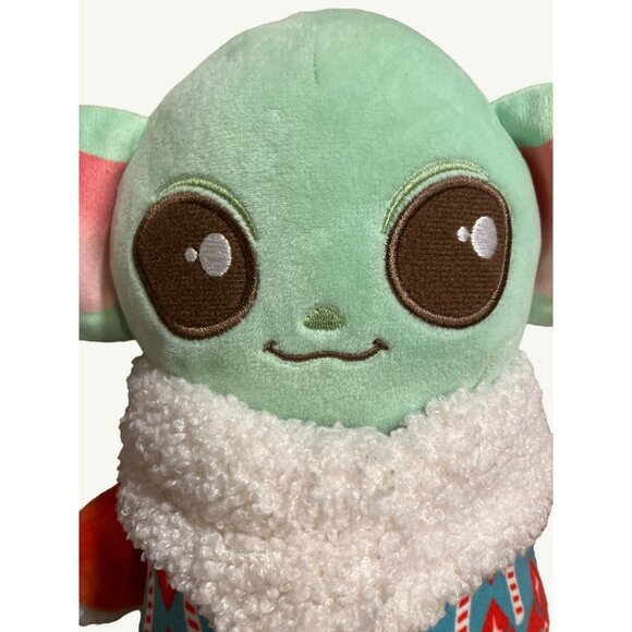 Star Wars Grogu Plush Doll In Holiday Sweater - Picture 2 of 10